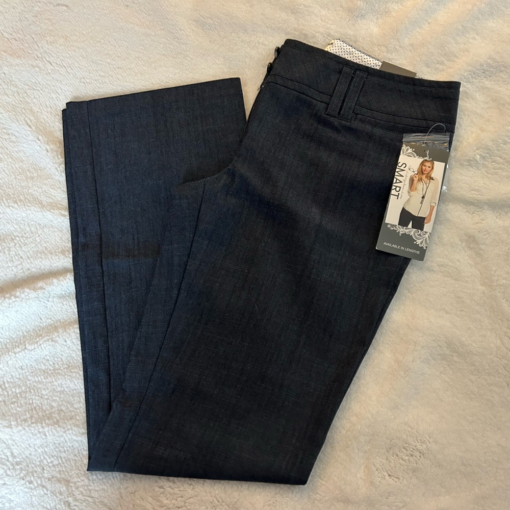 Women’s NWT Maurices 11/12 Long Blue “Smart Fit” Dress Pants